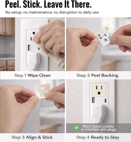 Automatic Fire Suppression Patches for Outlets & Electrical Appliances, Self-Activating at 230℉ for Early-Stage Fire Response, Clean Agent, Residue-Free, No Power Required 9-Pack in Saudi Arabia