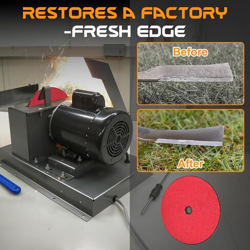 Upgrade 7" Disc Grinder for RBG 712, 750, 780 Grinders, Replace 7" Lawn Mower Blade Sharpener Disc, 11710 Abrasive Grinding Wheel in Saudi Arabia