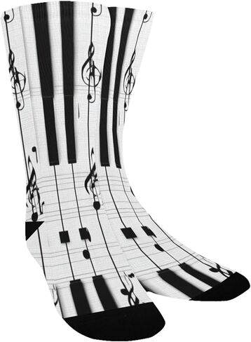 Piano Key Grid Hiking Socks - Toddler Boys & Girls Warm Thick Thermal Winter Crew Socks for School, Daily Wear & Outdoor Activities in Saudi Arabia