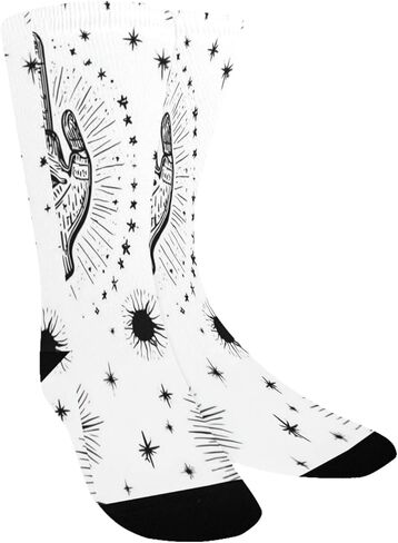 جوارب يد سوداء للمشي لمسافات طويلة من Celestial Mystic Hand - جوارب شتوية حرارية سميكة دافئة للأولاد والبنات للمدرسة، والارتداء اليومي والأنشطة الخارجية in Kuwait