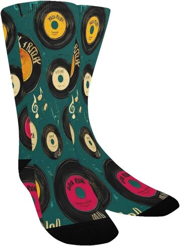 سجل جوارب المشي لمسافات طويلة الفنية الرجعية - جوارب شتوية حرارية سميكة دافئة للأولاد والبنات الصغار للمدرسة، والارتداء اليومي والأنشطة الخارجية in Kuwait