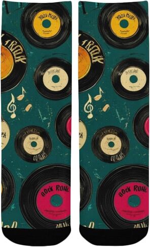 سجل جوارب المشي لمسافات طويلة الفنية الرجعية - جوارب شتوية حرارية سميكة دافئة للأولاد والبنات الصغار للمدرسة، والارتداء اليومي والأنشطة الخارجية in Kuwait