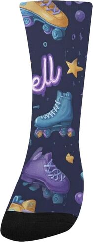 Skate Neon Script Hiking Socks - Toddler Boys & Girls Warm Thick Thermal Winter Crew Socks for School, Daily Wear & Outdoor Activities in Saudi Arabia