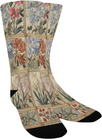 جوارب للمشي بتصميم زهور الباستيل - جوارب شتوية حرارية سميكة دافئة للأطفال الصغار للأولاد والبنات للمدرسة، والارتداء اليومي والأنشطة الخارجية in Kuwait