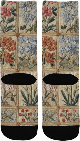 جوارب للمشي بتصميم زهور الباستيل - جوارب شتوية حرارية سميكة دافئة للأطفال الصغار للأولاد والبنات للمدرسة، والارتداء اليومي والأنشطة الخارجية in Kuwait