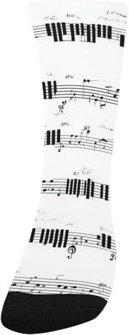 Piano Note Pattern Sample Hiking Socks - Toddler Boys & Girls Warm Thick Thermal Winter Crew Socks for School, Daily Wear & Outdoor Activities in Saudi Arabia