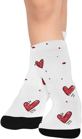 عينة من جوارب Red Love Red للمشي لمسافات طويلة - جوارب شتوية حرارية سميكة دافئة للأطفال الصغار للأولاد والبنات للمدرسة، والارتداء اليومي والأنشطة الخارجية in Saudi Arabia