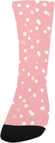 Small Dot White Hiking Socks - Toddler Boys & Girls Warm Thick Thermal Winter Crew Socks for School, Daily Wear & Outdoor Activities in Saudi Arabia