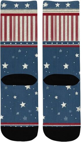 جوارب للمشي لمسافات طويلة باللون الأحمر والأبيض على شكل نجمة - جوارب شتوية حرارية سميكة دافئة للأولاد والبنات الصغار للمدرسة، والارتداء اليومي والأنشطة الخارجية in Kuwait