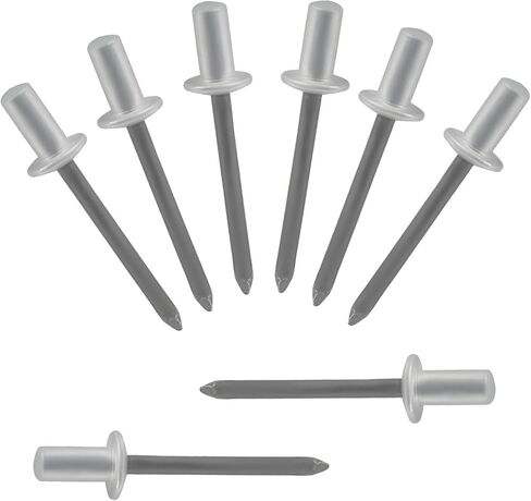 Litoexpe 120 Pcs 3/16" x 3/8" Closed End Aluminum Blind Rivets with Steel Mandrel, 4.8 x 10 12 16mm Pop Rivets in Saudi Arabia