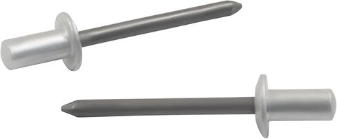 Litoexpe 120 Pcs 3/16" x 3/8" Closed End Aluminum Blind Rivets with Steel Mandrel, 4.8 x 10 12 16mm Pop Rivets in Saudi Arabia