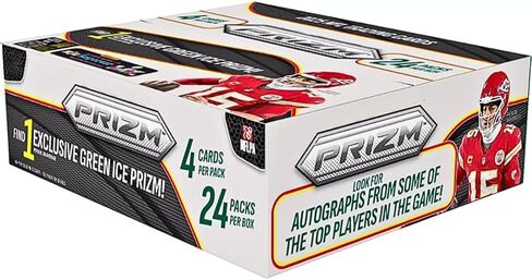 2025 Prizm Football Retail Box with 96 Total Trading Cards + 6 Toploaders and StreetCards Magnet! in Saudi Arabia