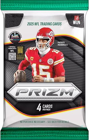 2025 Prizm Football Retail Box with 96 Total Trading Cards + 6 Toploaders and StreetCards Magnet! in Saudi Arabia