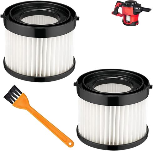 49-90-0160 Vacuum Filters 0882-20 HEPA Dry filter Compatible with Milwaukee 49-90-0160, 49-90-1951, Fit for 0882-20 M18 Compact Vacuum Replacement Filters 2 PACK in Kuwait