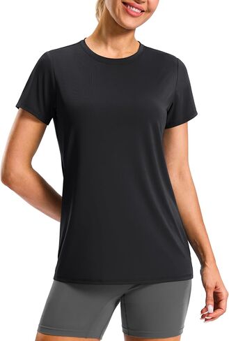 Women's Workout Athletic Tops Lightweight Quick Dry Short Sleeve Summer Shirts for Women Casual Wear in Saudi Arabia