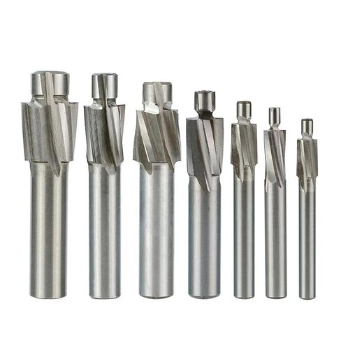 4 Flute Counterbore End Mill M3-M16 Slotting Tool Milling Cutter Countersink End Mills Hole HSS Cutter(12.4x18.8x12x83) in Saudi Arabia