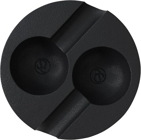 Rustic State Habano Cast Iron Cigar Ashtray for Outside Patio with Double Slot Rest Windproof Round Design Antique Ash Disposal for Indoors Outdoors - Black in Kuwait