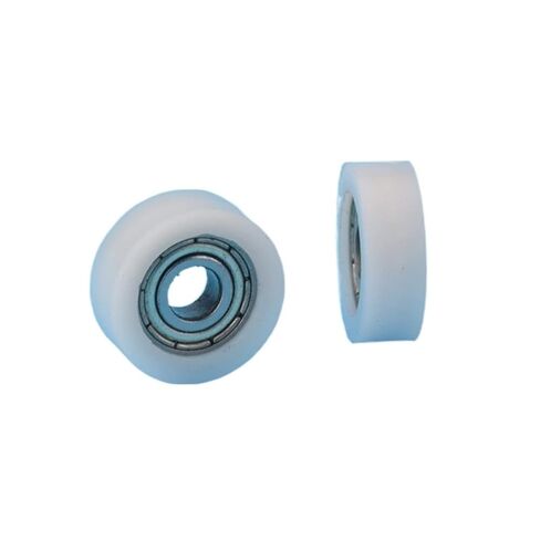 Plastic Bearing Sliding Wheel Flat Wheel POM Polyoxymethylene Nylon Wrapped Deep Groove Ball Injection F5*17 * 6 in Saudi Arabia
