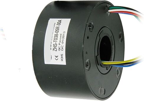 Through Hole Conductive Slip Ring 360° Rotation Transmission ZHT038-5 * 30A in Saudi Arabia