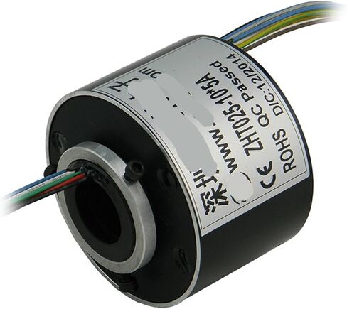 Through Hole Conductive Slip Ring Wire Rotary Joint ZHT025-10 * 5A in Saudi Arabia