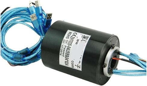 Hollow Shaft Conductive Slip Ring 16-Way high-Precision USB3.0 high-Speed Transmission ZHT025-04USB&06 * 2A in Saudi Arabia