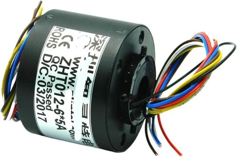 360 Degree Infinite Rotation 6-Way Signal Conductive Slip Ring ZHT012-6R5A in Saudi Arabia