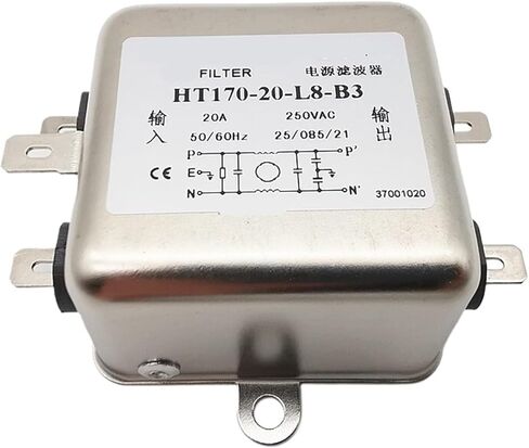 مرشح HT170-20-L8-B3 220 فولت 20 أمبير مرشح طاقة بالموجات فوق الصوتية مضاد للتدخل in Kuwait