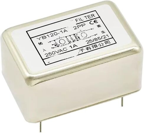YB120-1A/3A/6A/10A قسم مزدوج معزز PCB لوحة دوائر كهربائية من نوع دبوس مرشح الطاقة 220 فولت مضاد للتدخل (YB120-10A) in Kuwait