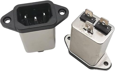 Single-Phase 220V AC Socket Power Filter HT460-10-L8-S1 10A 6A(HT460-6L8-S1 6A) in Saudi Arabia