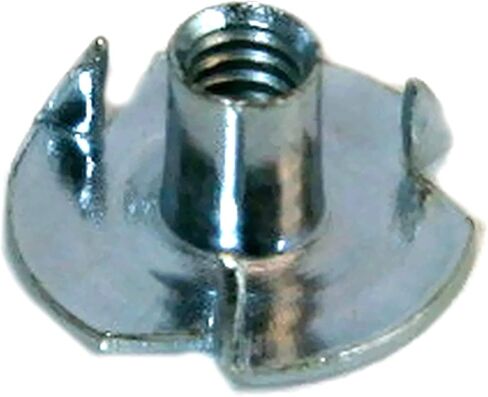 25 Pack T Nuts 10-32 3-Prong Zinc Plated Steel T-Nuts - 3 Pronged Tee T-Nut Blind Nuts/T-Nuts - 10-32 T Nut 10-32 Tee Nuts (25) in Kuwait