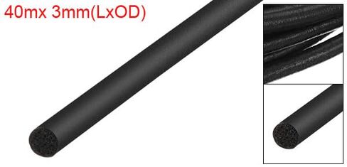 131.2 Feet x 1/8 Inch Foam Rope Caulk Crack Joint Filler Roll Seal Weather Strip for Home Construction Backer Rod, Black in Saudi Arabia