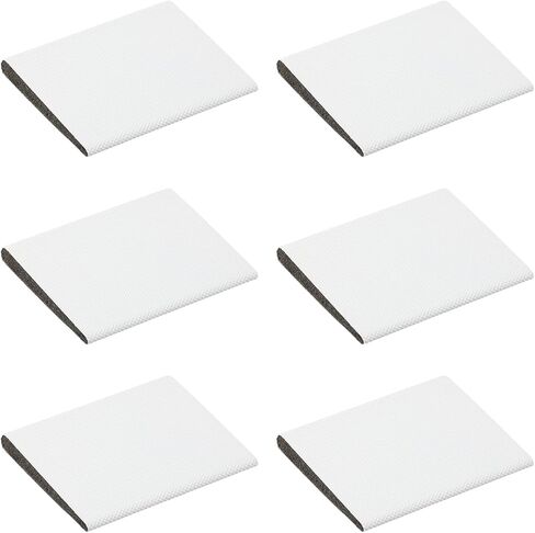uxcell 10 Pcs Door Corner Seal, Self-Adhesive Draft Stopper Corner Pads for Exterior Door Frame Seal Draft, Soundproof, Black in Saudi Arabia