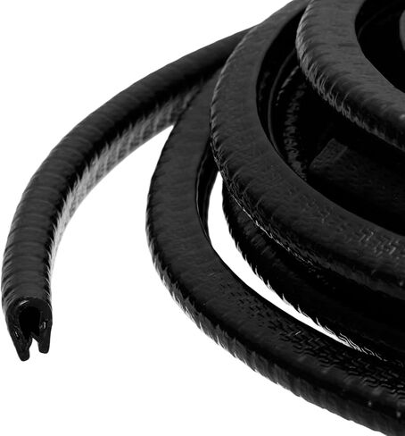 PATIKIL Rubber Edge Trim Guard, 32.8 ft x 25/64" x 9/32" U Channel Edge Protector Seal Strip with Metal Clips Fit for 1-3mm Edge for Car Door Sheet Metal Hatches Table Corners, Light Green in Saudi Arabia