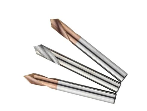 لقمة مثقاب بقعة من الكربيد 60 90 120 درجة أداة دليل حفر الشطب من فولاذ التنغستن مثقاب معدني مركزي (120 درجة، D3x50L) in Kuwait