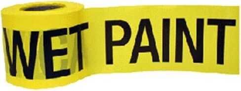 CH Hanson 16101 Yellow Caution/Wet Paint Barricade Tape, 2 mil, 300 ft in Saudi Arabia