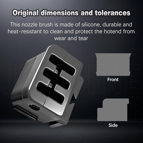 6PCS P2S Nozzle Silicone Brushes for Bambu Lab P2S 3D Printer Accessories, Quick-Release 3-Second Installation Cleaning Wipes for Bambus P2S Hotend Nozzle Cleaning Tool in Kuwait