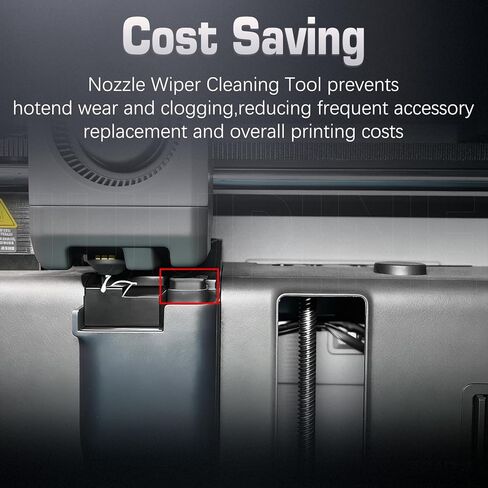 6PCS P2S Nozzle Silicone Brushes for Bambu Lab P2S 3D Printer Accessories, Quick-Release 3-Second Installation Cleaning Wipes for Bambus P2S Hotend Nozzle Cleaning Tool in Kuwait