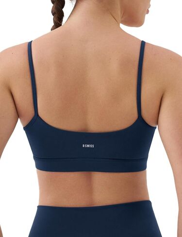 K-Swiss Sports Bras for Women - Thin Straps U Back Light Impact Strappy Wireless Padded Yoga Workout Gym Tops in Saudi Arabia