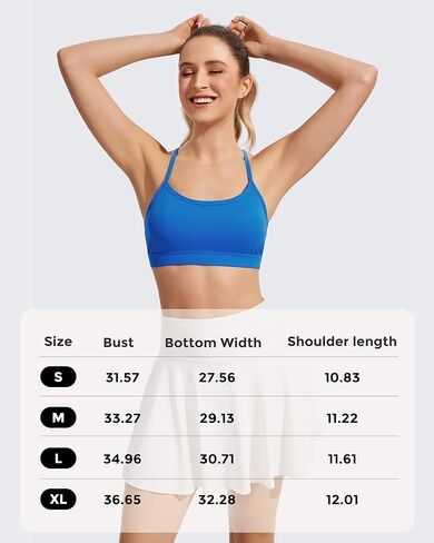 Y Back Sports Bras for Women Racerback Low Impact Spaghetti Strap Yoga Bras Workout Tank Tops with Removable Pads in Saudi Arabia