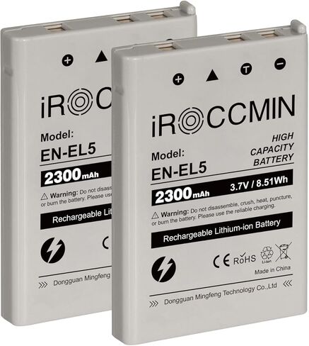 2Pcs 1850mAh NB-4L NB-4LH Replacement Battery for Canon PowerShot SD30, SD40, SD200, SD300, SD400 SD430 SD450, ELPH 100 300 310 330, IXY Digital 10 40 45 50 55 Digital IXUS i i7 Zoom Camera in Kuwait