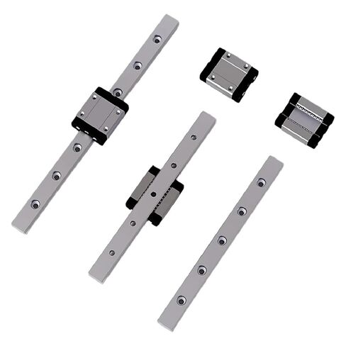 MGN7 MGN9 MGN12 MGN15 440C Stainless Steel Linear Guide 1PC Linear Guide and 1PC Block L100-800mm(MGN7H,100mm) in Saudi Arabia