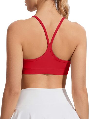 Y Back Sports Bras for Women Racerback Low Impact Spaghetti Strap Yoga Bras Workout Tank Tops with Removable Pads in Saudi Arabia