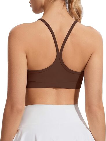 Y Back Sports Bras for Women Racerback Low Impact Spaghetti Strap Yoga Bras Workout Tank Tops with Removable Pads in Saudi Arabia