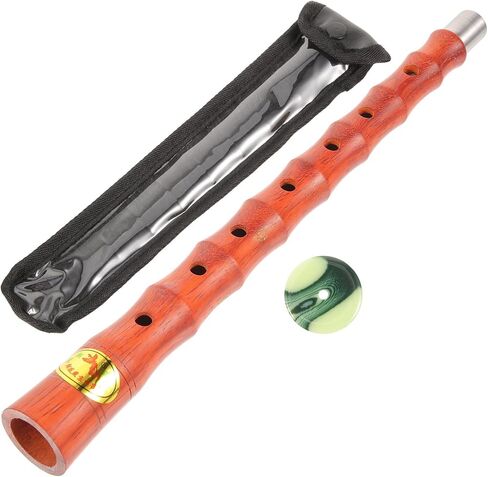 Ciieeo Suona Replacement Rod D Tone Hardwood Suona Horn Pole with Protective Case Folk Instrument Accessory for Traditional Chinese in Saudi Arabia