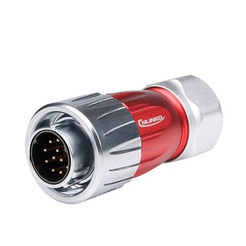 1Pcs M20 Waterproof IP68 Connector Heavy Duty 2/3/4/5/7/9/12 Pin Metal Shell Wire Soldering Panel Mounting Power Connectors(5 Pin Set) in Saudi Arabia