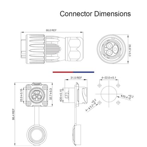 1Pcs M20 Waterproof IP68 Connector Heavy Duty 2/3/4/5/7/9/12 Pin Metal Shell Wire Soldering Panel Mounting Power Connectors(5 Pin Set) in Saudi Arabia