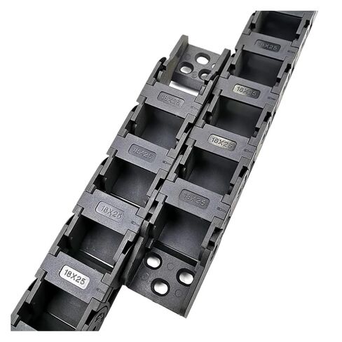 1 Meter 18x25mm Drag Chain Wire Carrier Cable Holder Towline Semi Closed Open Inside CNC Machine Tools Transmission Parts(R38) in Saudi Arabia