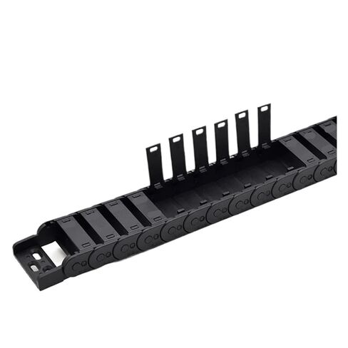 Cable Chain Semi-Enclosed 15 * 20 30 40 50mm Wire Transmission Carrier Plastic Drag Towline(48mm,15x15mm) in Saudi Arabia