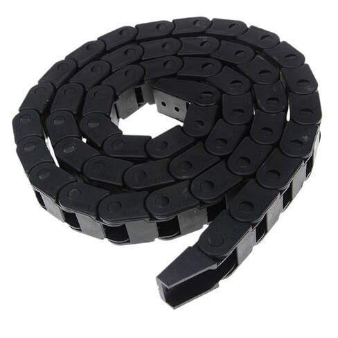 10x10mm L1000mm Cable Drag Chain Wire Carrier with End Connectors for CNC Router Machine Tools 10 * 10MM in Saudi Arabia