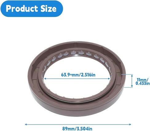 ختم زيت العمود للمضخة الهيدروليكية بحجم 63.9x89x11 ملم ختم زيت العمود بشفة مزدوجة in Kuwait